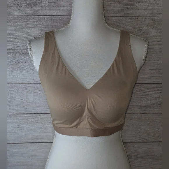 Warner's Wireless Lightly Lined Comfort Bra Size Large - Picture 1 of 7